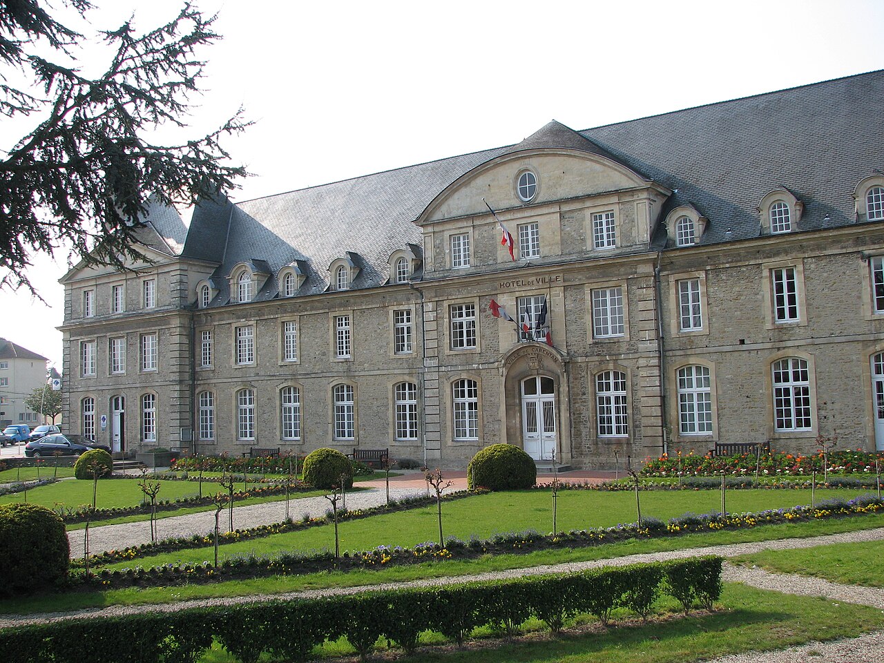 Carentan City Hall from east, Normandy