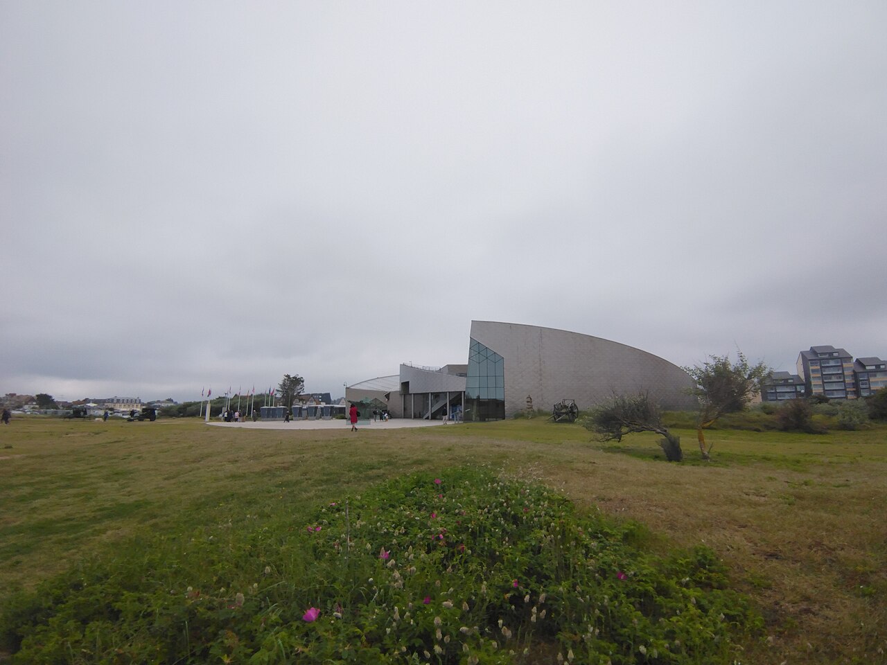 Panoramic view of the Juno Beach Centre at Courseulles-sur-Mer