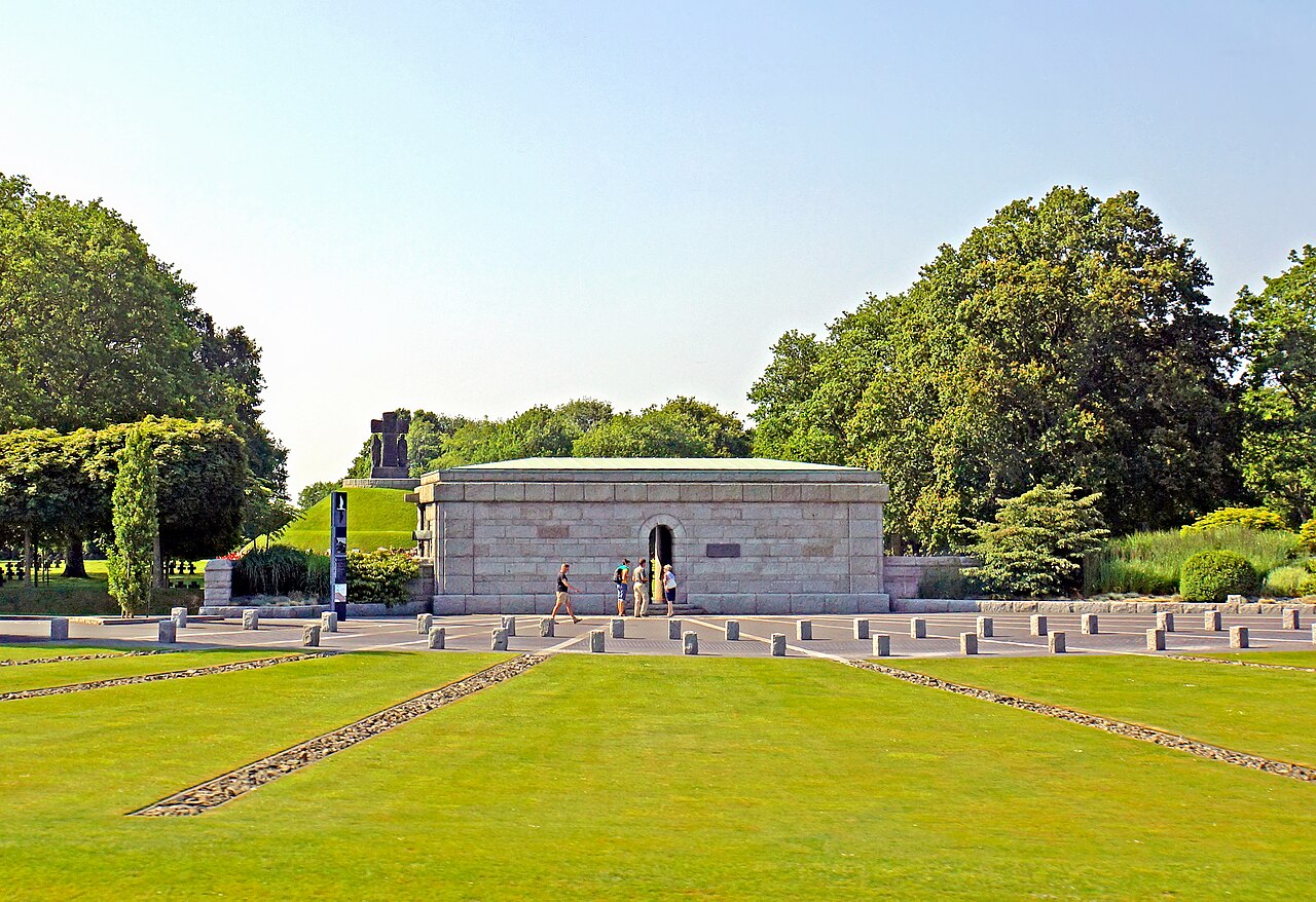 La Cambe German military cemetery near Bayeux, containing over 21,000 German military personnel of WWII