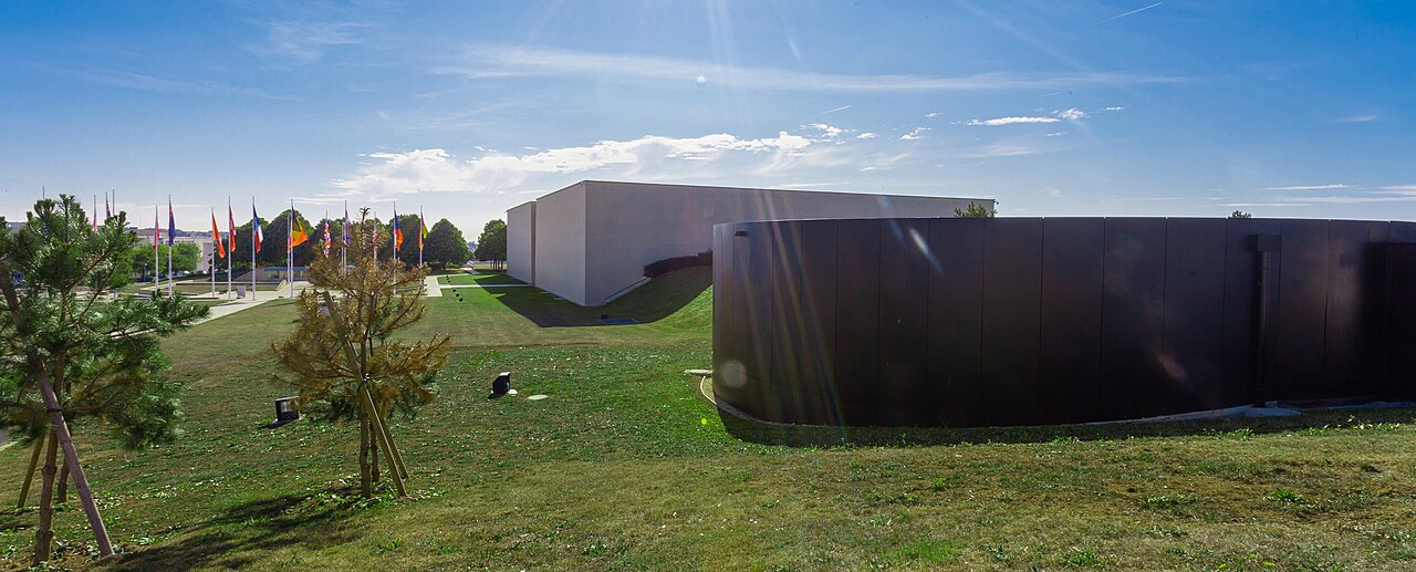 The immersive room at the Mémorial de Caen
