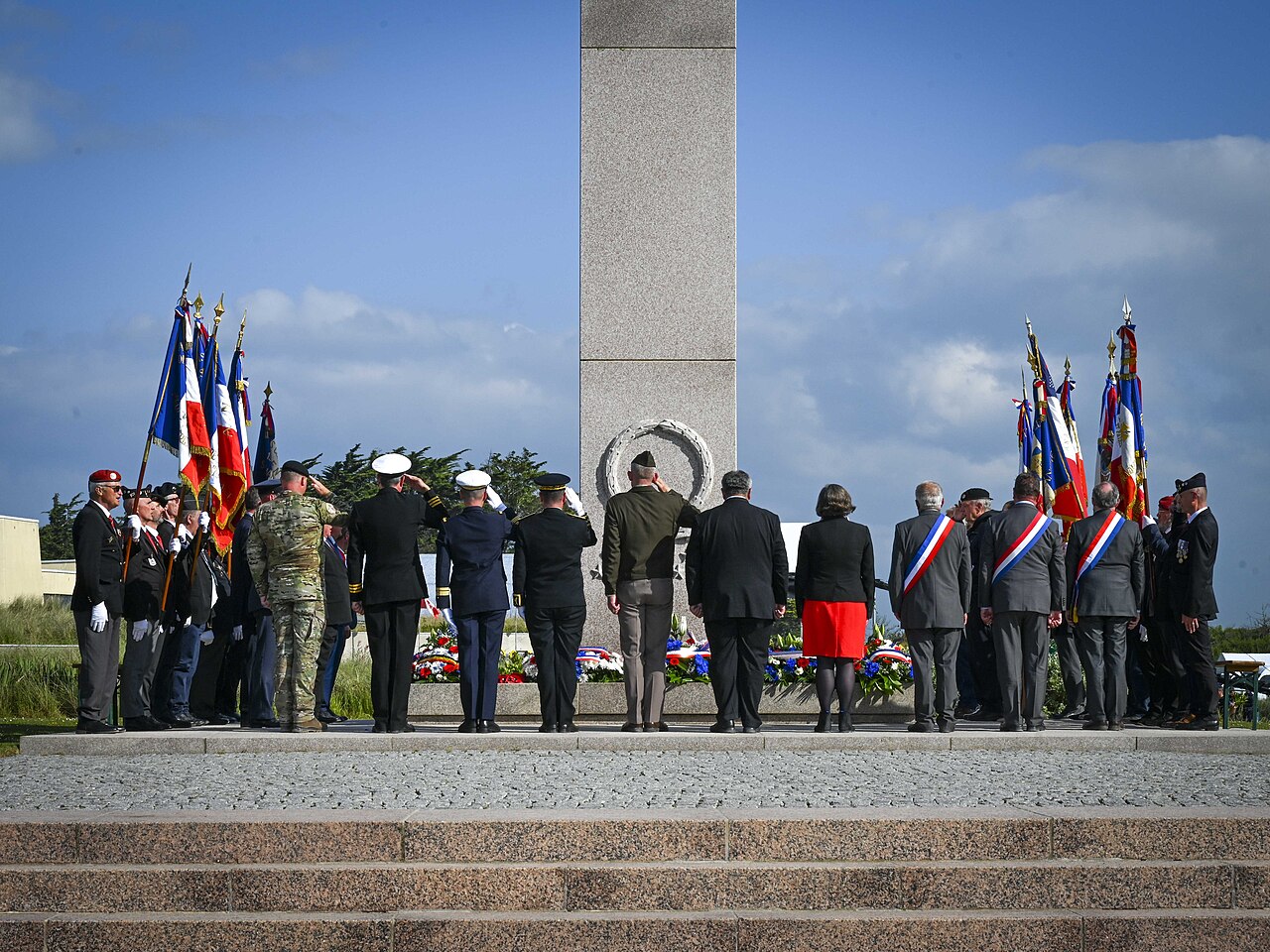 Secretary of the Navy attends ceremony at Utah Beach on the 80th anniversary of D-Day, June 2024