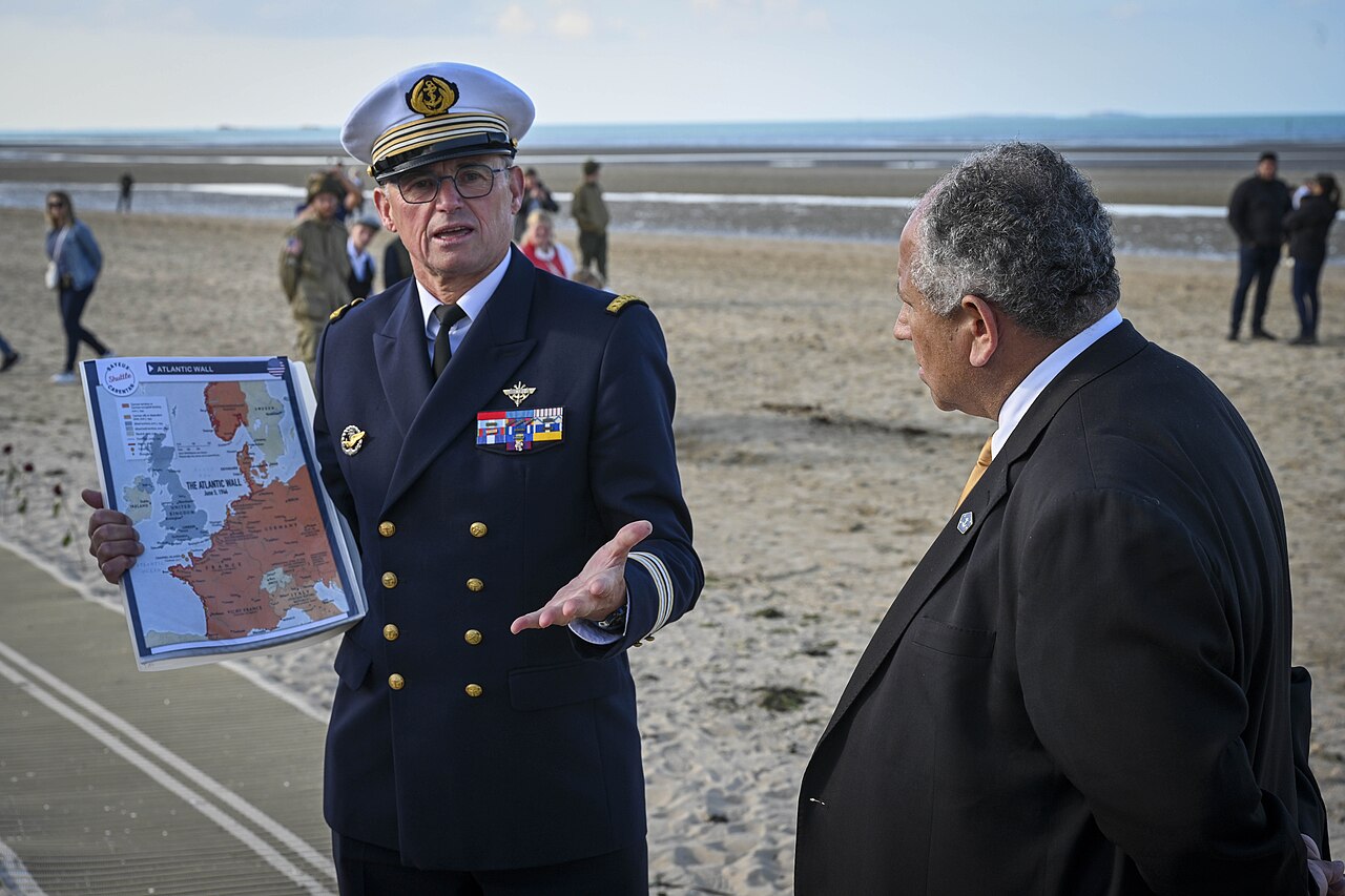 Secretary of the Navy tours Utah Beach on the 80th anniversary of D-Day, June 2024